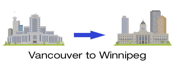 vancouver to winnipeg